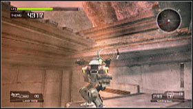 Use the double jump to get to the top of the room and jump through the open roof - Mission 4 - Walkthrough - Lost Planet: Extreme Condition - Game Guide and Walkthrough