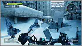 Use the anchor to get to the top and enter a bridge - Mission 2 - Walkthrough - Lost Planet: Extreme Condition - Game Guide and Walkthrough