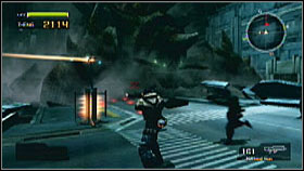 You'll see a cut-scene featuring one heck of a monster, a nice little guy called Green Eye - Prologue - Walkthrough - Lost Planet: Extreme Condition - Game Guide and Walkthrough