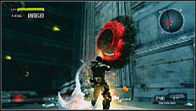 Follow Gale and use the anchor when told to, then follow the rest of the squad - Prologue - Walkthrough - Lost Planet: Extreme Condition - Game Guide and Walkthrough