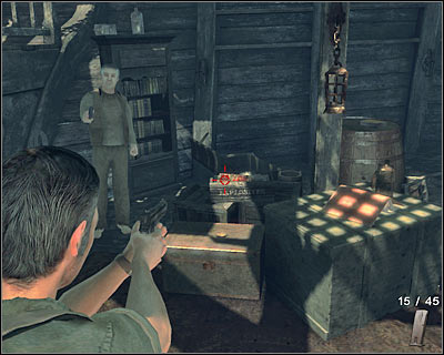 This scene will begin with a short conversation - Worth A Thousand Words V - 1x07 - Worth A Thousand Words - Lost: Via Domus - Game Guide and Walkthrough