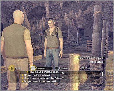 You can inspect a smaller boat which can be found to your left, however you wouldn't find anything of interest there - Worth A Thousand Words V - 1x07 - Worth A Thousand Words - Lost: Via Domus - Game Guide and Walkthrough