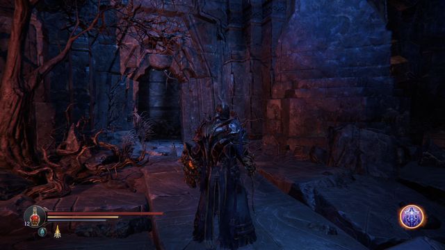 The passage that you open with the lever and where you find the Head of the staff. - The Chamber of Lies - The Unity Staff | Side quests - Side quests - Lords of the Fallen 2014 Game Guide & Walkthrough