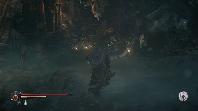 The main entrance to the Catacombs. - Find Antanas and Kaslo at the Monastery Citadel | The Temple - The Temple - Lords of the Fallen 2014 Game Guide & Walkthrough