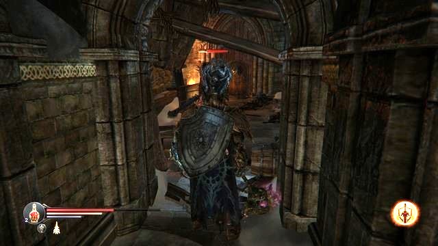 It is more difficult to maneuver in the tight room. - Make it to the top of the Citadel | Keystone Citadel - another visit - Keystone Citadel - another visit - Lords of the Fallen 2014 Game Guide & Walkthrough