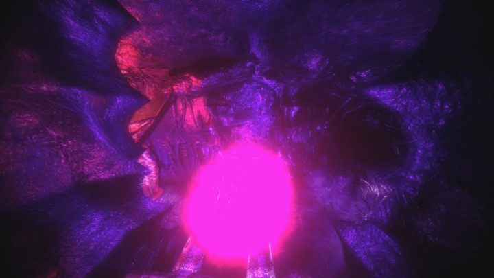 After putting on the mask you will see a bridge behind you, walk to the other side and follow the corridor - A mask from another dimension | Lust for Darkness Walkthrough - Walkthrough - Lust for Darkness Game Guide