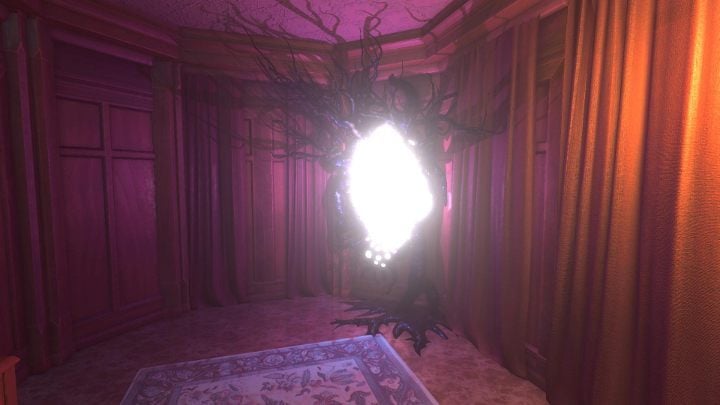 You will find a room with a portal, use it and travel to the Lusstghaa dimension - The Lusstghaa dimension | Lust for Darkness Walkthrough - Walkthrough - Lust for Darkness Game Guide