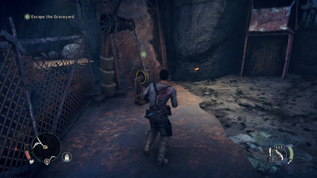 The switch that lowers the bridge that leads to the vehicle. - Magnum Opus | Story missions - Story missions - Mad Max Game Guide