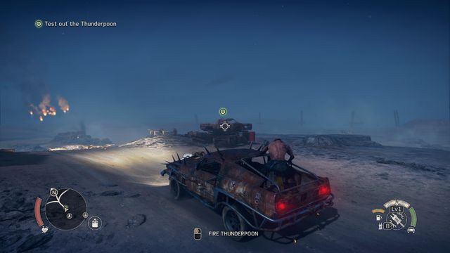 The new weapon will make eliminating enemy vehicles, gates and Scarecrows much easier. - Black Magic | Story missions - Story missions - Mad Max Game Guide