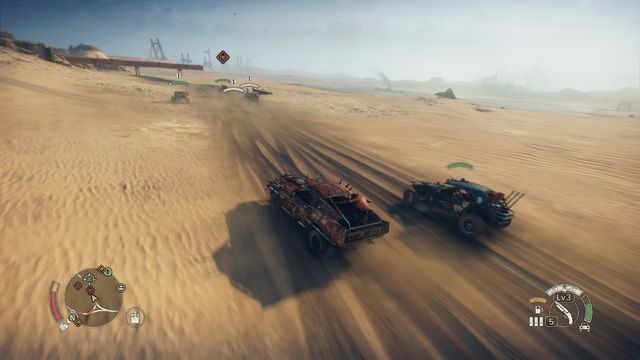 The vehicles protecting the convoy will detach one after another from the group in order to interrupt you. - Convoys | Activities - Activities - Mad Max Game Guide