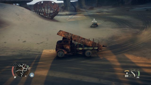 Ramming will be an advantage of a larger vehicle. - In vehicle | Combat - Combat - Mad Max Game Guide