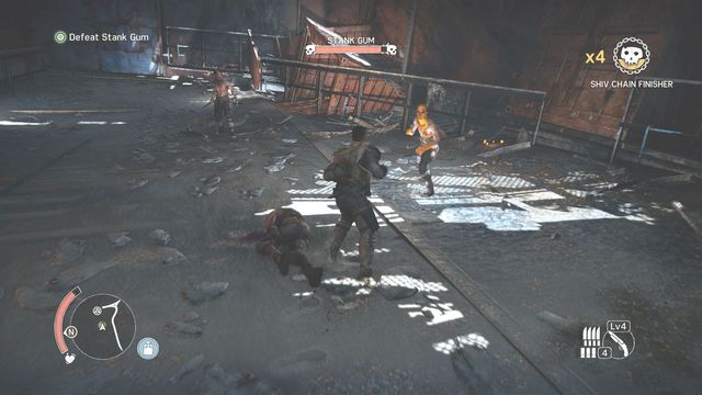 Weaker opponents will join the fight, quickly eliminate them. - All is Lost Forever | Story missions - Story missions - Mad Max Game Guide