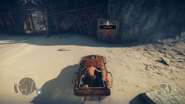 Very often you can enter a camp through a hidden passage. - Starting tips | Information about the game world - Information about the game world - Mad Max Game Guide