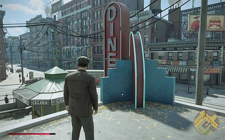 The collectible is in one of the corners of the roof - Mafia Definitive Edition: Monthly Gangsters Comics - list and locations - Secrets and finders - Mafia Definitive Edition Guide, Walkthrough