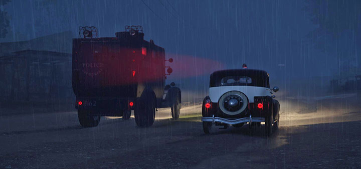 An important piece of information is that the armored vehicle is just one of the cars participating in the chase - Mafia Definitive Edition: Police armored vehicle - how to stop it? - FAQ - Mafia Definitive Edition Guide, Walkthrough