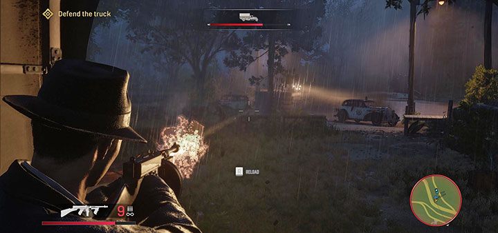 When the truck hangs over the precipice, you will have to defend yourself - Mafia Definitive Edition: Police armored vehicle - how to stop it? - FAQ - Mafia Definitive Edition Guide, Walkthrough