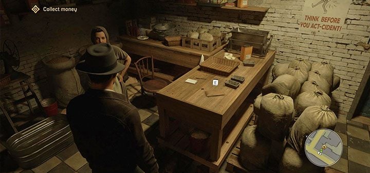 The bakery is the first of three locations from where you have to extort money - Mafia Definitive Edition: Ordinary Routine - walkthrough - Walkthrough - Mafia Definitive Edition Guide, Walkthrough