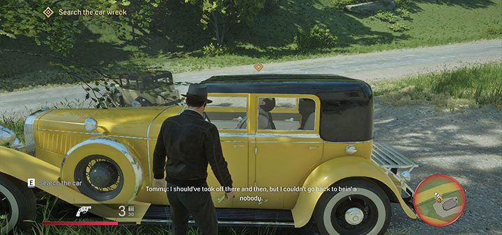 The yellow car will eventually crash - Mafia Definitive Edition: Ordinary Routine - walkthrough - Walkthrough - Mafia Definitive Edition Guide, Walkthrough