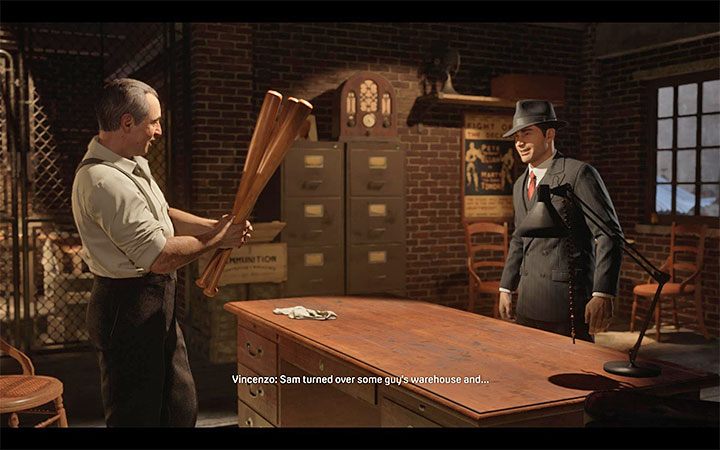 Leave the bar building and head to Vincenzo's workshop - Mafia Definitive Edition: Better Get Used to It - walkthrough - Walkthrough - Mafia Definitive Edition Guide, Walkthrough