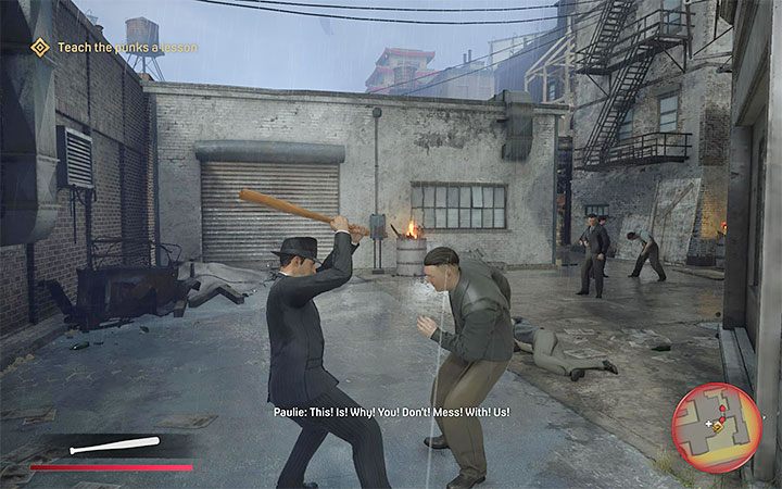 Engage in melee combat - Mafia Definitive Edition: Better Get Used to It - walkthrough - Walkthrough - Mafia Definitive Edition Guide, Walkthrough