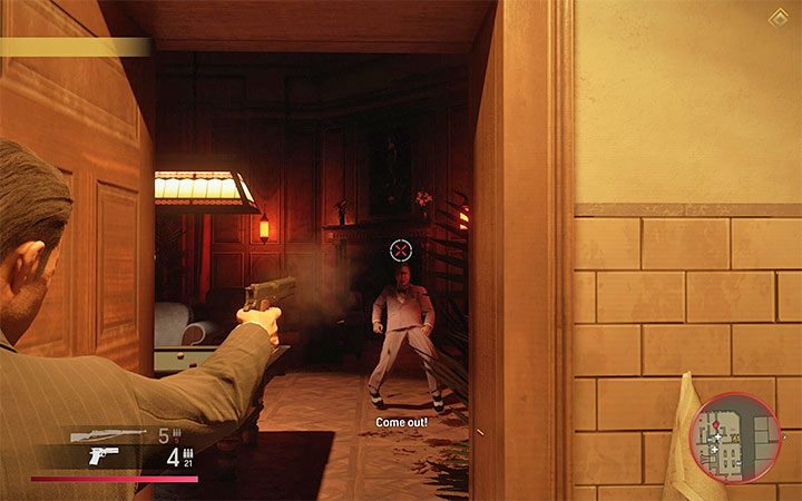 It's best to shot the manager and kill him right away - Mafia Definitive Edition: The Saint and the Sinner - walkthrough - Walkthrough - Mafia Definitive Edition Guide, Walkthrough