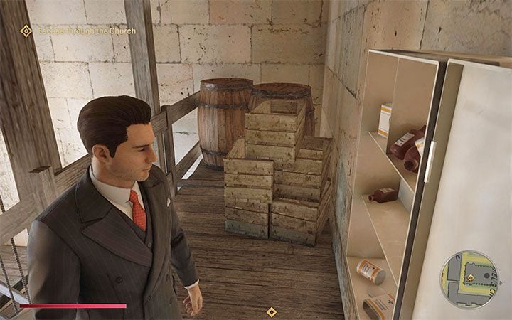 Climb the next levels of the scaffolding to reach the church tower - Mafia Definitive Edition: The Saint and the Sinner - walkthrough - Walkthrough - Mafia Definitive Edition Guide, Walkthrough