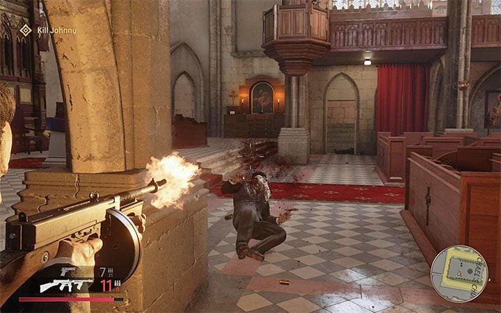 Stay on the upper level and head towards opposite balconies - Mafia Definitive Edition: The Saint and the Sinner - walkthrough - Walkthrough - Mafia Definitive Edition Guide, Walkthrough