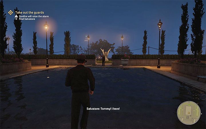 Finding Salvatore is simple – explore several areas marked by icons on the mini-map - Mafia Definitive Edition: Visiting Rich People - walkthrough - Walkthrough - Mafia Definitive Edition Guide, Walkthrough
