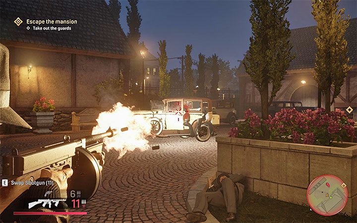Approach the main exit of the property and attack other security guards - Mafia Definitive Edition: Visiting Rich People - walkthrough - Walkthrough - Mafia Definitive Edition Guide, Walkthrough
