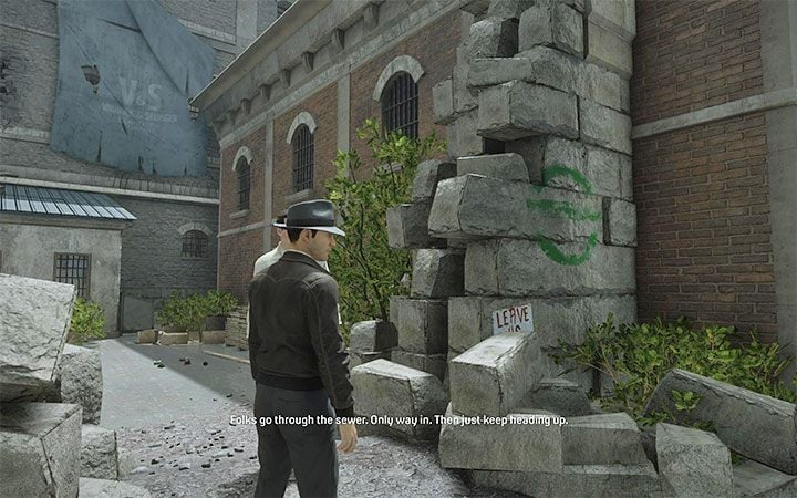 Climb onto the boards and then go over the fence - Mafia Definitive Edition: Election Campaign - walkthrough - Walkthrough - Mafia Definitive Edition Guide, Walkthrough