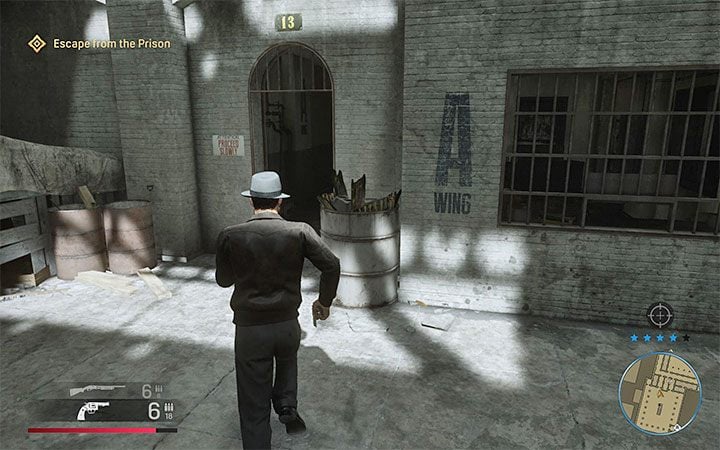 The next fight with law enforcement will take place in the previously visited multi-storey prison block with cells on the sides - Mafia Definitive Edition: Election Campaign - walkthrough - Walkthrough - Mafia Definitive Edition Guide, Walkthrough