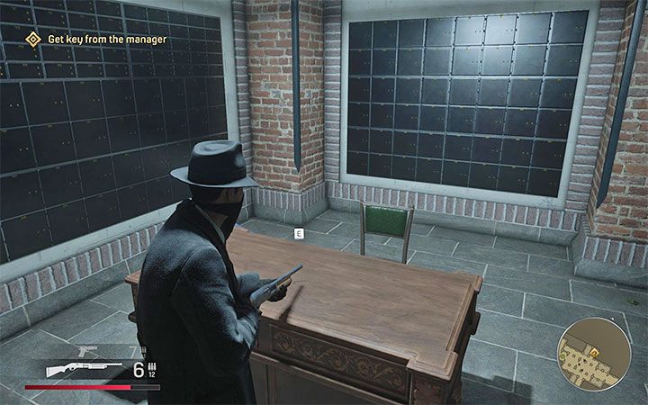 The bank manager is hiding in a room with safe deposit boxes - Mafia Definitive Edition: Side job - walkthrough - Walkthrough - Mafia Definitive Edition Guide, Walkthrough
