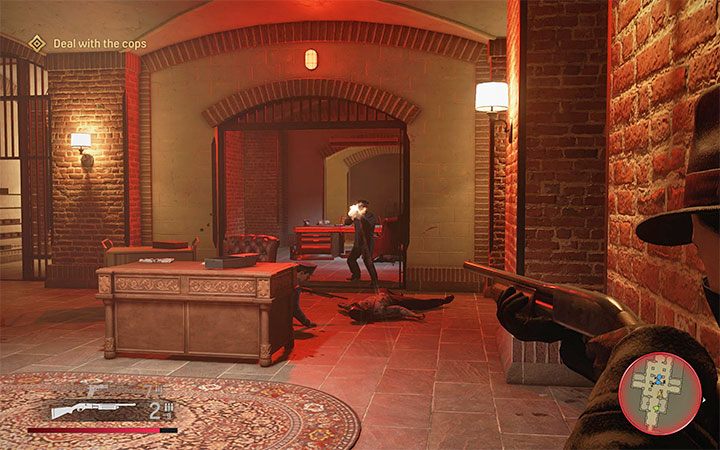 Soon, police forces will reach the vault level - Mafia Definitive Edition: Side job - walkthrough - Walkthrough - Mafia Definitive Edition Guide, Walkthrough