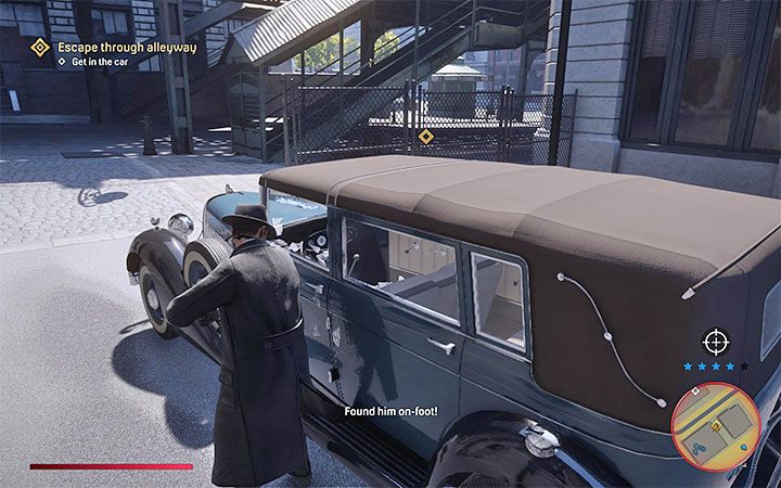 There's a limo parked at the back of the bank - Mafia Definitive Edition: Side job - walkthrough - Walkthrough - Mafia Definitive Edition Guide, Walkthrough