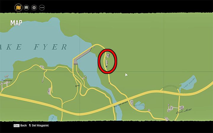 The motel is located at the northern end of the map, east of the Fyer Dam - Mafia Definitive Edition: Disorder - hidden car, where to find - Cars - Mafia Definitive Edition Guide, Walkthrough