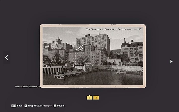 From the postcard associated with this hidden car you can find out that you must explore The Waterfront location at the western end of Downtown district - Mafia Definitive Edition: Trautenberg Sportr - hidden car, where to find - Cars - Mafia Definitive Edition Guide, Walkthrough