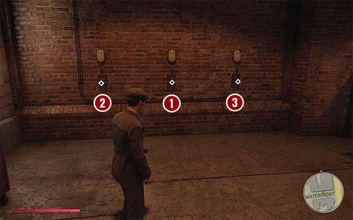 You'll reach the secret car, but you still have to unlock the garage door - Mafia Definitive Edition: Trautenberg Sportr - hidden car, where to find - Cars - Mafia Definitive Edition Guide, Walkthrough