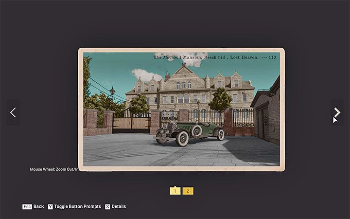 From the postcard associated with this hidden car you can find out that you must explore luxury properties in the Beech Hill district - Mafia Definitive Edition: Lassiter V16 Appolyonr - hidden car, where to find - Cars - Mafia Definitive Edition Guide, Walkthrough