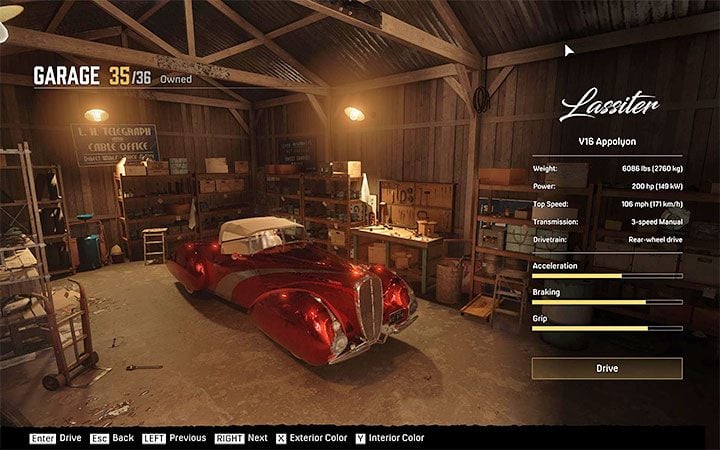 Mafia Definitive Edition: Lassiter V16 Appolyonr - hidden car, where to ...