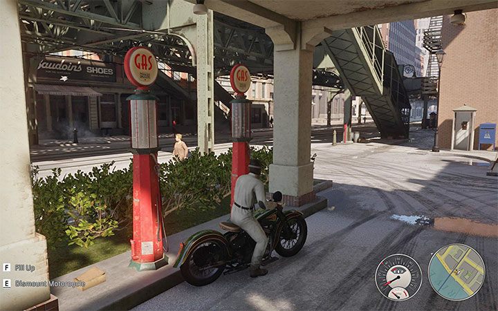 As in the original you can see the speed and fuel indicators while driving the car in Mafia Definitive Edition - Mafia Definitive Edition: How Remake differs from Mafia The City of Lost Heaven? - Basics - Mafia Definitive Edition Guide, Walkthrough