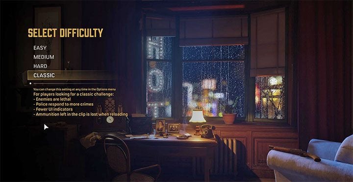 Mafia Definitive Edition has four difficulty levels - Mafia Definitive Edition: Difficulty levels - Basics - Mafia Definitive Edition Guide, Walkthrough