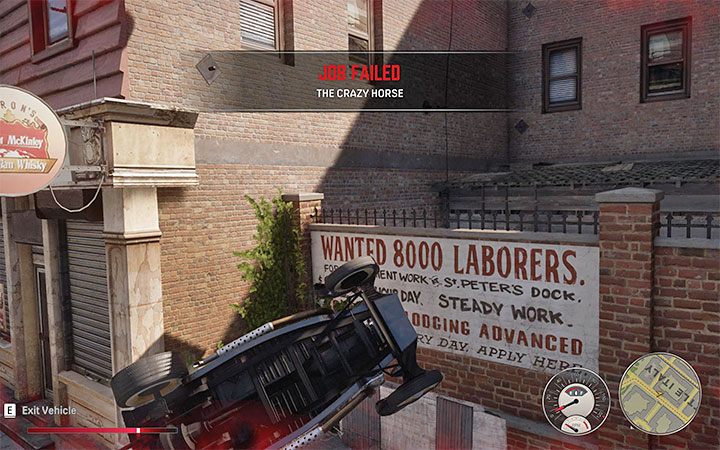 Your task is to drive Crazy Horse to Holbrook in less than 3 minutes and 30 seconds - Mafia Definitive Edition: The Crazy Horse - walkthrough - Free raid - Mafia Definitive Edition Guide, Walkthrough