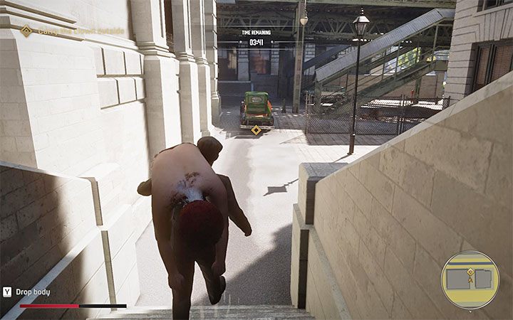 You need to use the same back exit from the bank you used in the Moonlighting main mission - Mafia Definitive Edition: Pennies from Hell - walkthrough - Free raid - Mafia Definitive Edition Guide, Walkthrough