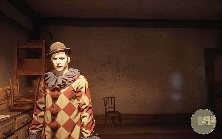 The first reward for completing this mission is a clown costume - Mafia Definitive Edition: Pennies from Hell - walkthrough - Free raid - Mafia Definitive Edition Guide, Walkthrough
