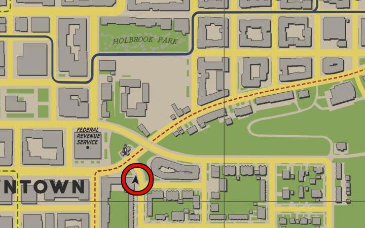 It has information on where the mission will begin - Mafia Definitive Edition: Mister Fancy Bike - walkthrough - Free raid - Mafia Definitive Edition Guide, Walkthrough