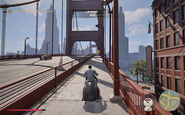 For the rest of the route, you must drive on, e - Mafia Definitive Edition: Mister Fancy Bike - walkthrough - Free raid - Mafia Definitive Edition Guide, Walkthrough