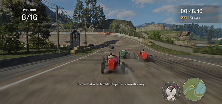 The next curve (point 3 on the map) is sharper and above all strongly inclined - Mafia Definitive Edition: Race - how to win? - FAQ - Mafia Definitive Edition Guide, Walkthrough