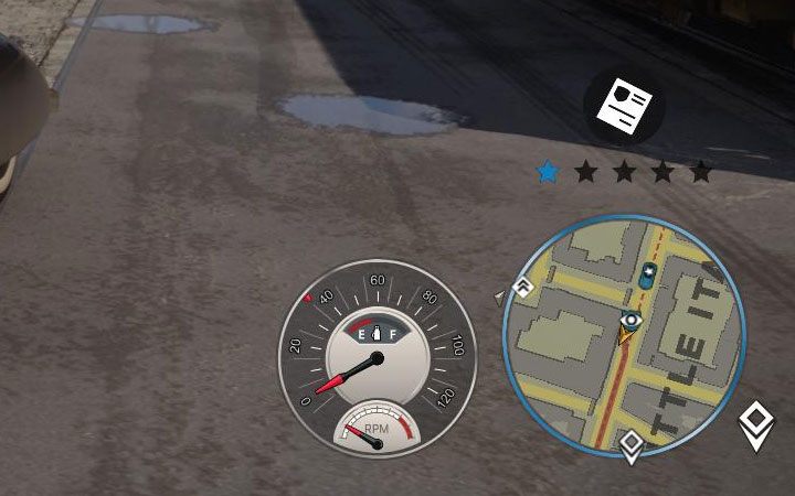 To meet the goals of this achievement, you need to start a 1-star police chase – the lowest wanted level available - Mafia Definitive Edition: Stuffed pockets - trophy guide - Trophy guide - Mafia Definitive Edition Guide, Walkthrough