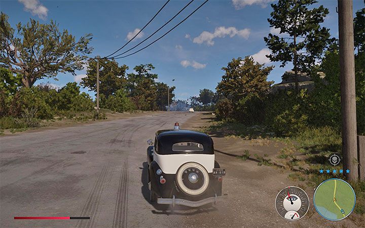 Start escaping in your own car (with the best performance possible) or steal a police vehicle - Mafia Definitive Edition: Police interest - trophy guide - Trophy guide - Mafia Definitive Edition Guide, Walkthrough