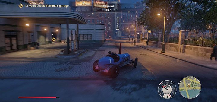 Travel to your destination by using a mini-map showing the optimal route - Mafia Definitive Edition: Fair Play - walkthrough - Walkthrough - Mafia Definitive Edition Guide, Walkthrough